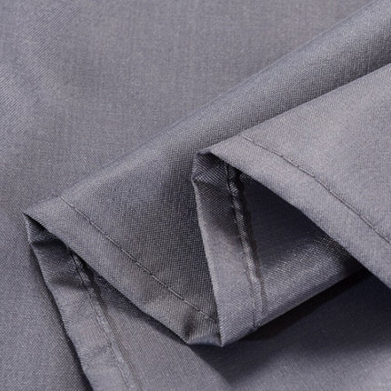 Einfarbiger Duschvorhang in Dunkelgrau