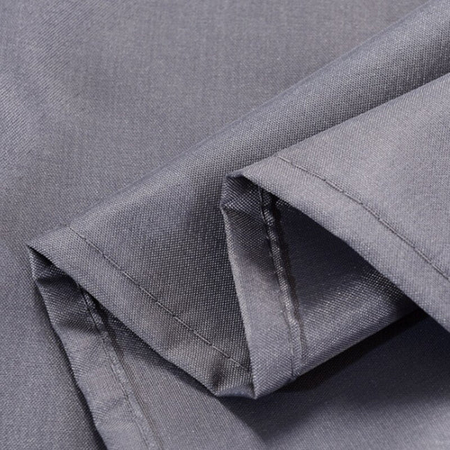 Einfarbiger Duschvorhang in Dunkelgrau