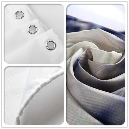 Duschvorhang Scheune als Bleistiftzeichnung Design