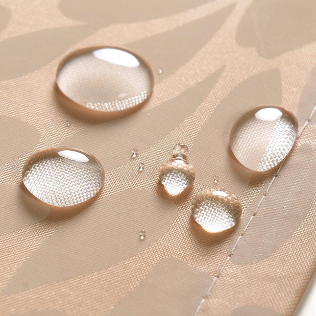 Einfarbiger Duschvorhang in dezentem Creme