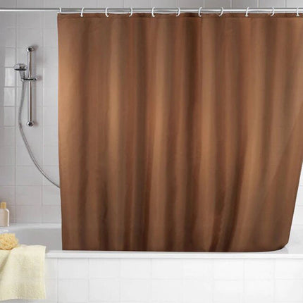Duschvorhang in Beige Schokobraun