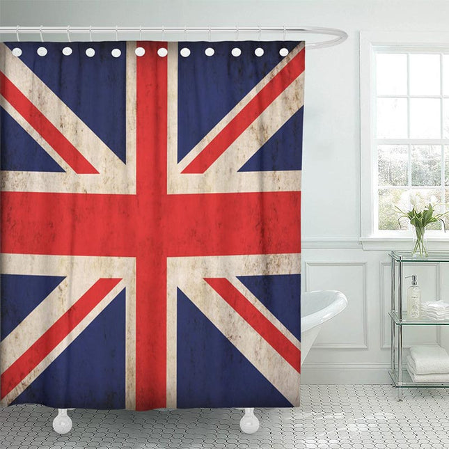 Duschvorhang mit britischer Union Jack Flagge