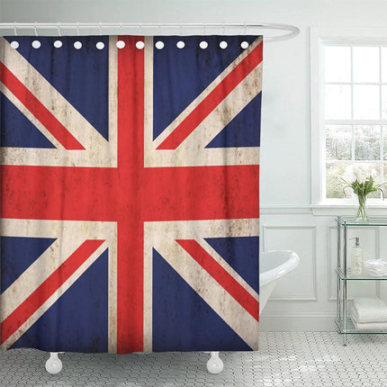 Duschvorhang mit britischer Union Jack Flagge