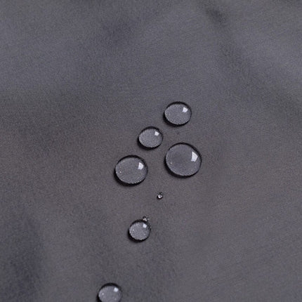 Einfarbiger Duschvorhang in Dunkelgrau