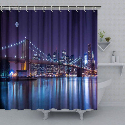 New York Duschvorhang Brooklyn Bridge