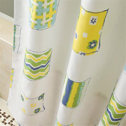 Lustiger Duschvorhang mit Käse Muster