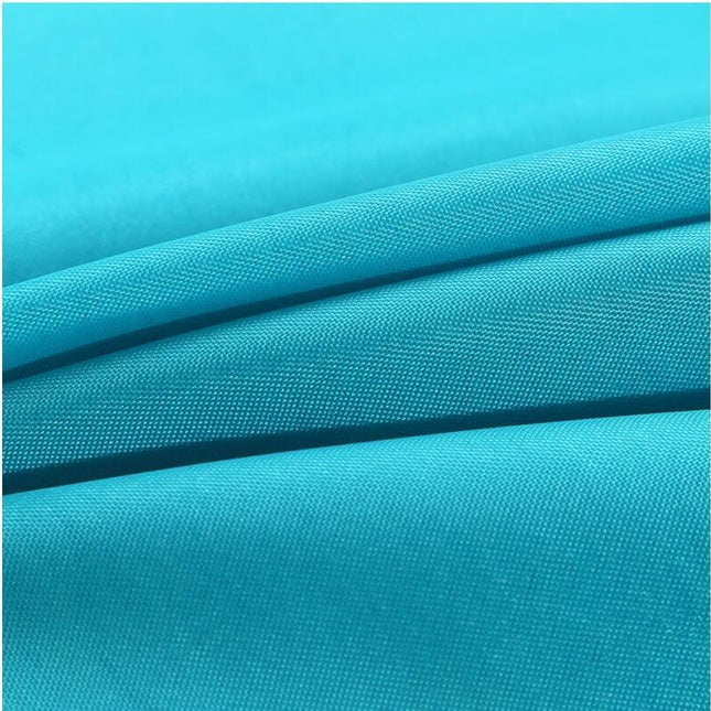 Einfarbiger Duschvorhang in Türkisblau