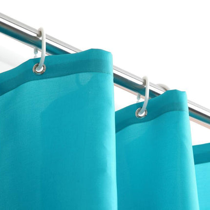 Einfarbiger Duschvorhang in Türkisblau