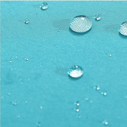 Einfarbiger Duschvorhang in Türkisblau