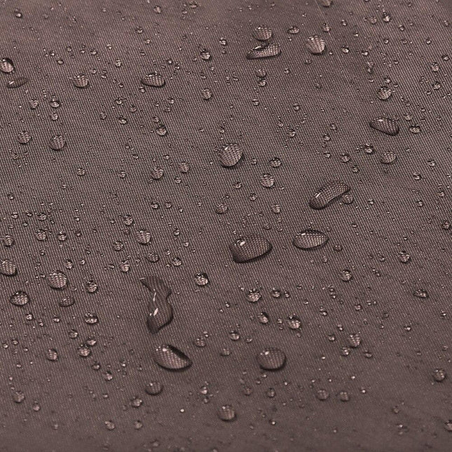 Einfarbiger Duschvorhang in Dunkelbraun