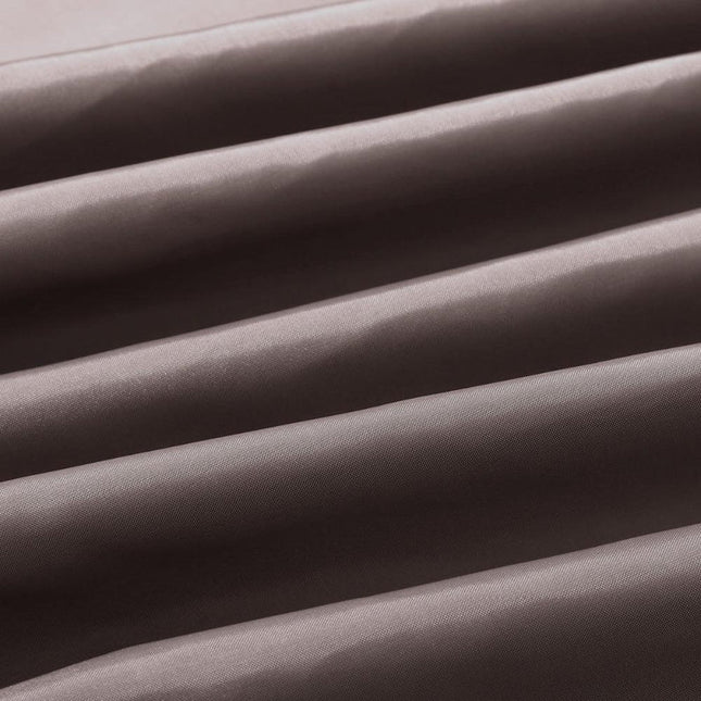 Einfarbiger Duschvorhang in Dunkelbraun