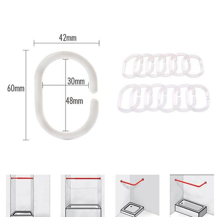 Duschvorhang Halloween Fledermäuse und Kürbisse