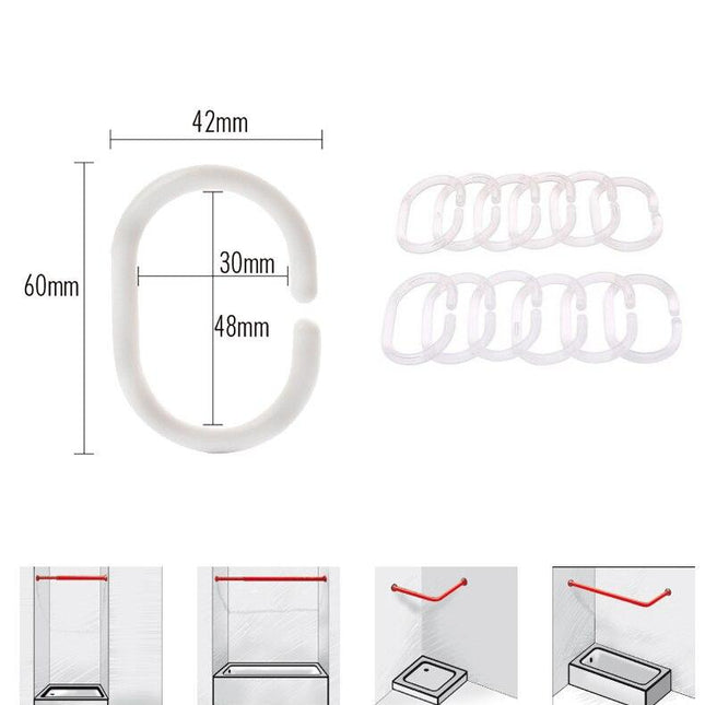 Duschvorhang Halloween Fledermäuse und Kürbisse