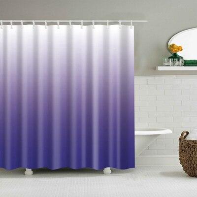 Duschvorhang mit violettem Farbverlauf Ombré
