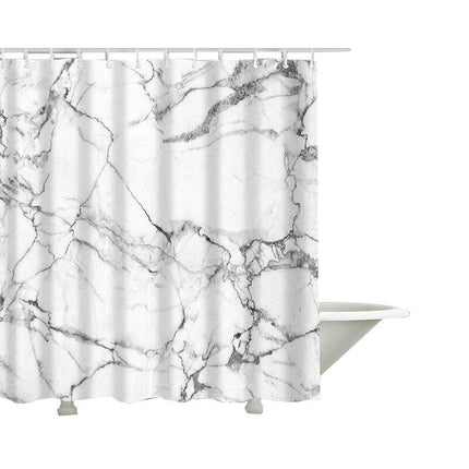Duschvorhang in moderner Marmor Optik