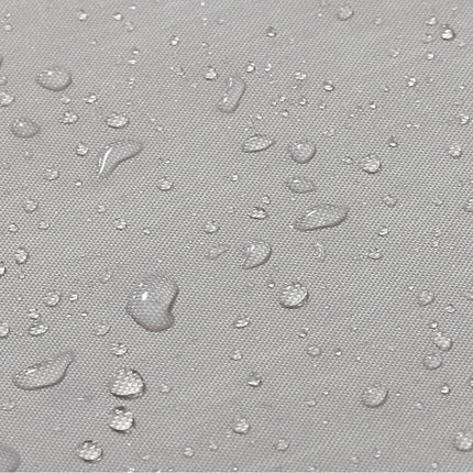 Einfarbiger Duschvorhang aus Stoff Hellgrau