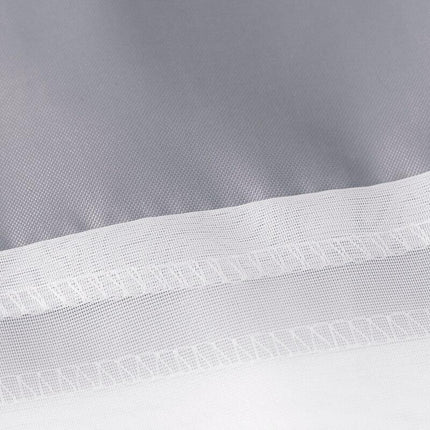 Moderner Duschvorhang in Grau Weiß