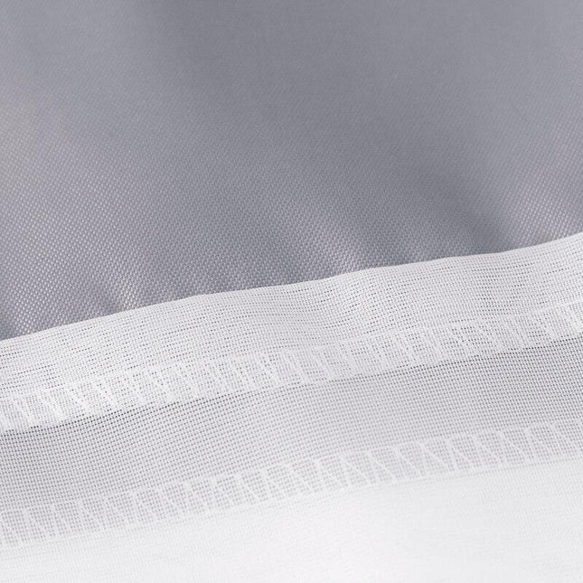 Moderner Duschvorhang in Grau Weiß