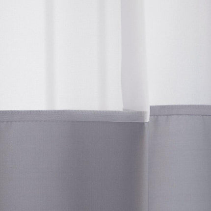 Moderner Duschvorhang in Grau Weiß