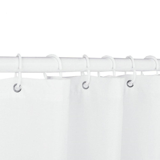 Duschvorhang Motiv romantischer Blumengarten