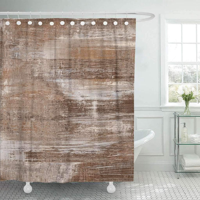 Duschvorhang in brauner Marmor Optik