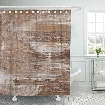 Duschvorhang in brauner Marmor Optik
