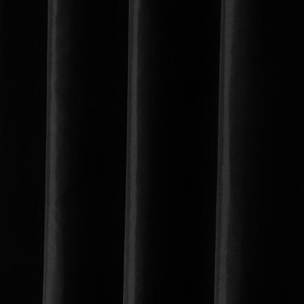 Schwarzer Duschvorhang einfarbig für modernes Bad