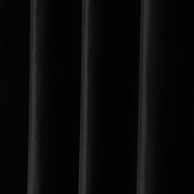 Schwarzer Duschvorhang einfarbig für modernes Bad