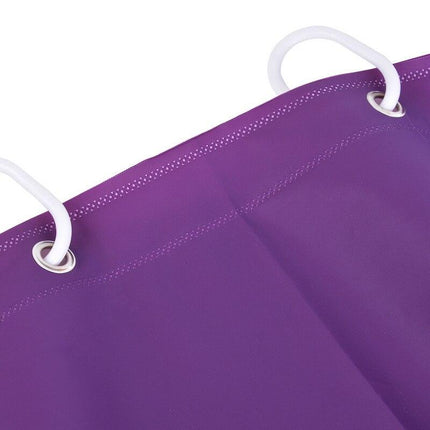 Einfarbiger Duschvorhang in dunklem Lila