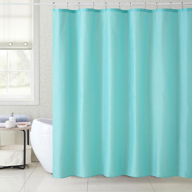 Wasserabweisender Textil Duschvorhang für Badewanne