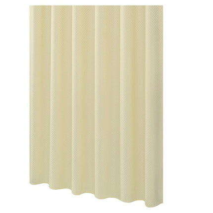 Günstiger Duschvorhang aus textilem Stoff