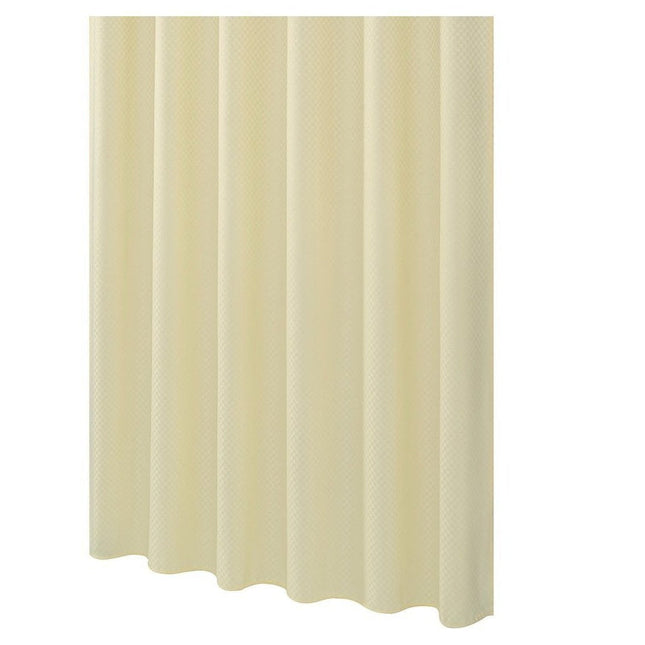 Günstiger Duschvorhang aus textilem Stoff