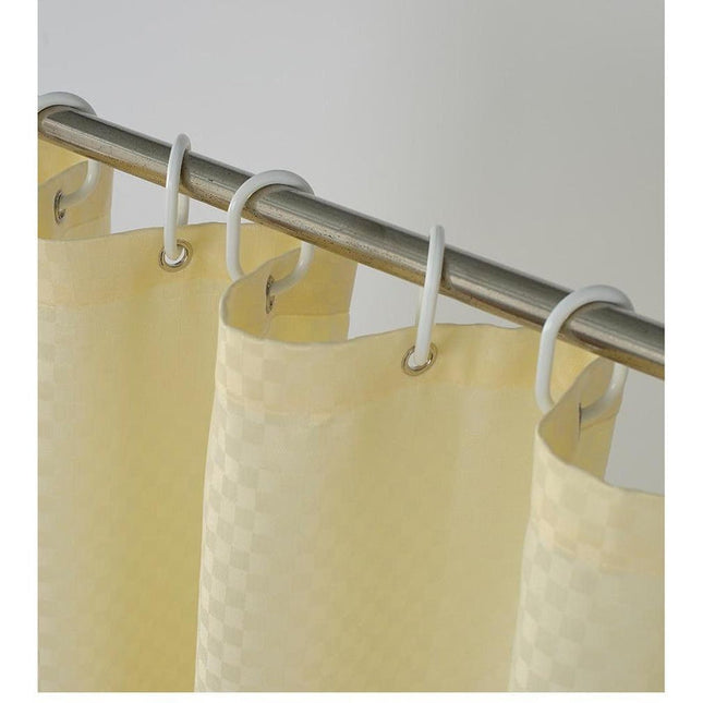 Günstiger Duschvorhang aus textilem Stoff